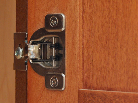 hinges for hidden cabinet door
